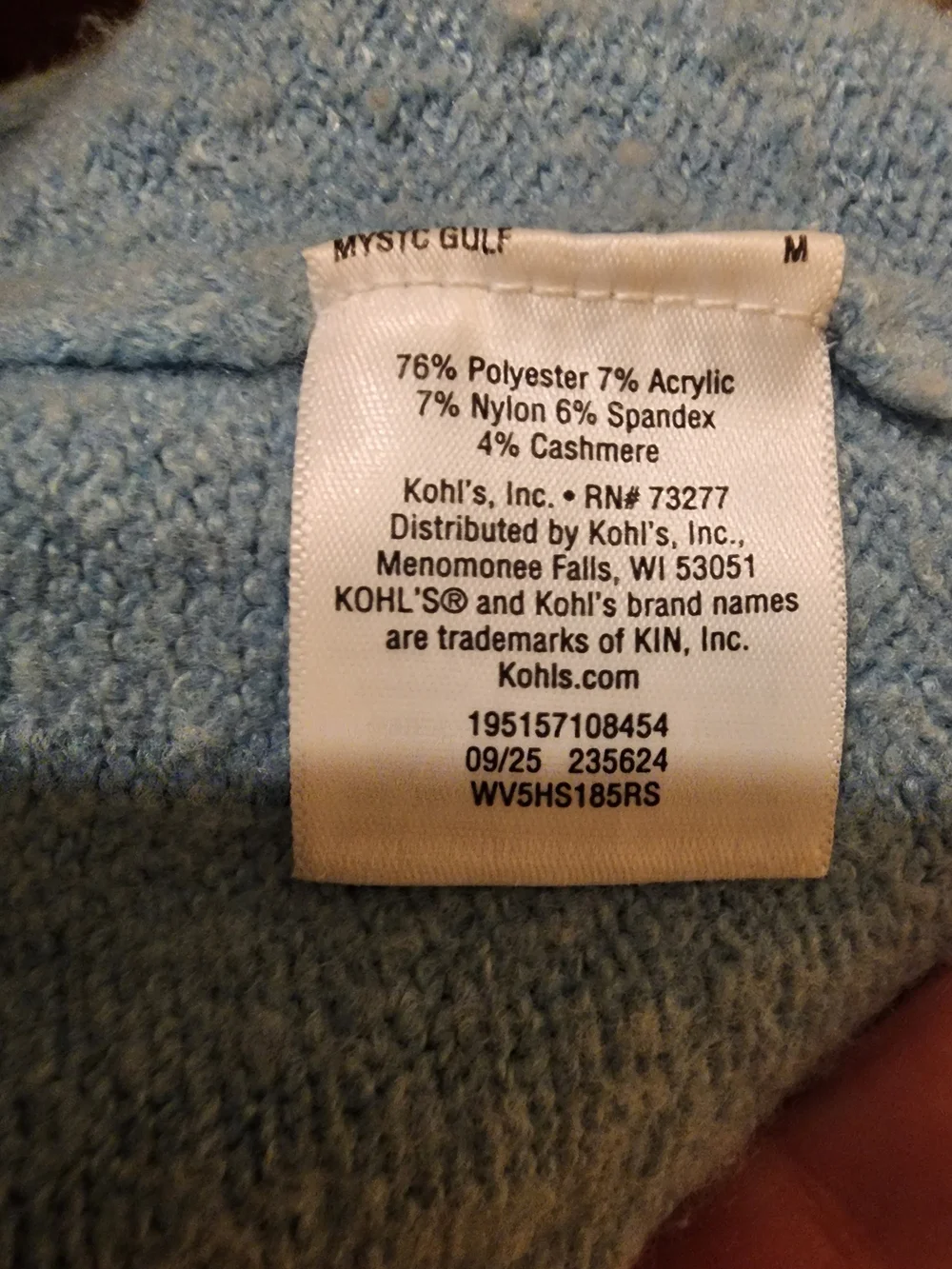 Cashmere blend baby blue vera wang Sweater